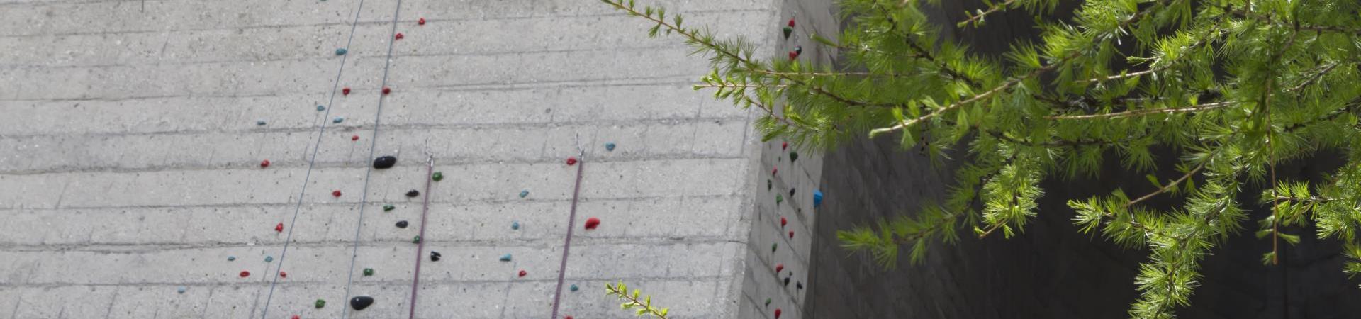 Climbing the dam wall